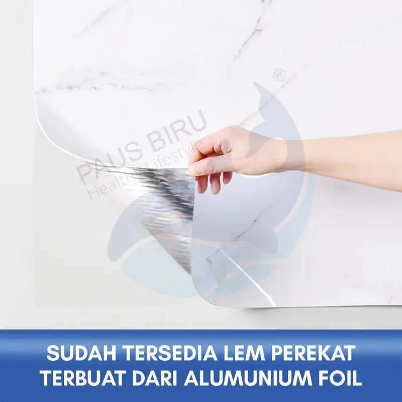 Wallpaper Dinding Motif Marble Roll  120 x 280cm Sticker Kamar Dekorasi PET  Panjang 2.8 Meter A58 5