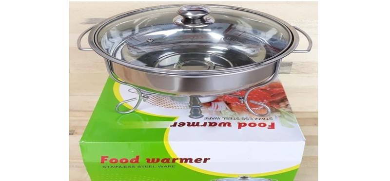 Product Introduction of FOOD WARMER/prasmanan bulat warmer stove food / Tempat prasmanan bulat / chafing dish round prasmanan bulat 28 cm 1