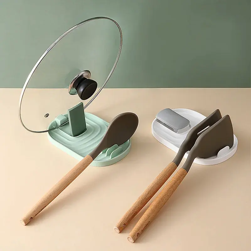 Bộ Đồ Ăn Nhà Bếp, Nồi Đựng Đồ, Nắp Nồi, Chất Liệu Nhựa, Có Giá Để Thìa Kitchen 0