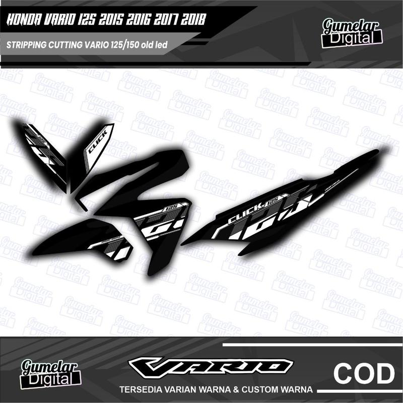 STRIPPING SIMPEL HONDA VARIO 125 150 LED OLD TEMA VIETNAM 1 SUDAH DI CUTTING TINGGAL TEMPEL 1
