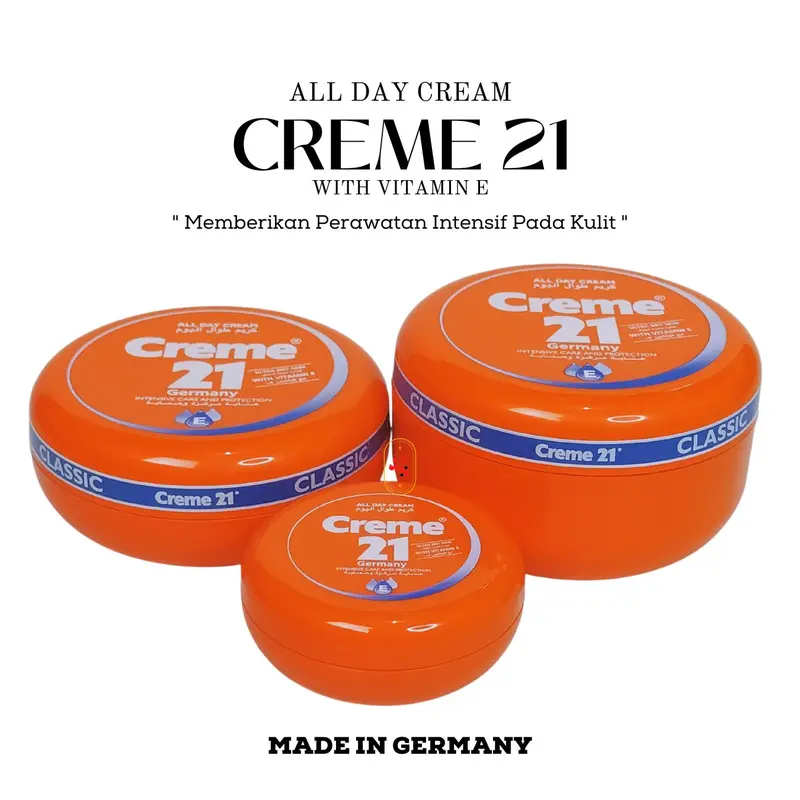 Creme 21 All Day Cream Ultra Dry Skin With Pro Vitamin E - 250ml 150ml 50ml 0ri Arab Made In Germany 0