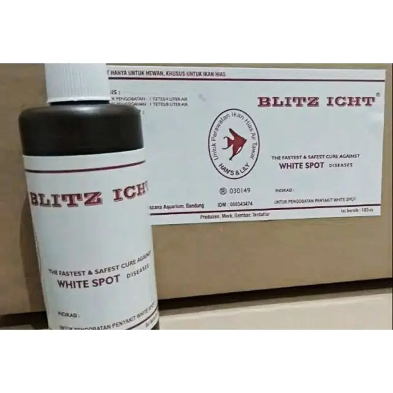 BLITZ ICHT HANS& LILY 100CC OBAT IKAN HIAS