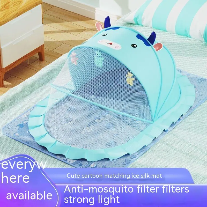 Babies' Mosquito Net Babies' Bed Anti-Mosquito Net Yurt BB Children's Bed Bottomless Universal Foldable