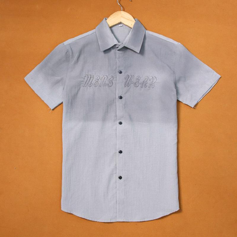 Áo sơ mi đũi Nam - Nữ - ngắn + dài - thiêu chữ Menswear 6