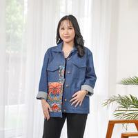 Gambar SOVLO Arlo Denim Jacket - Jaket Jeans Unisex - Ekosistem_WF dari Sovlo Kota Administrasi Jakarta Barat 3 Tokopedia