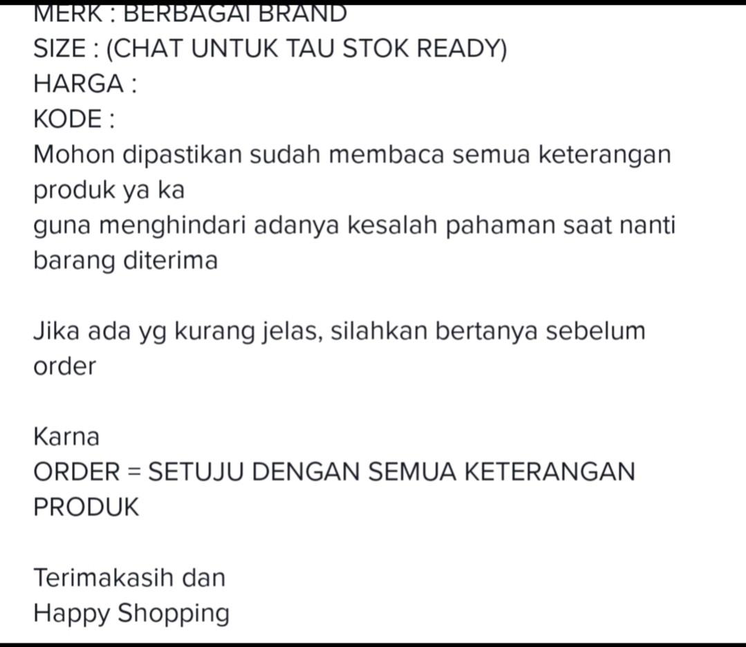 SEPATU BALERINA MIX 3 WARNA