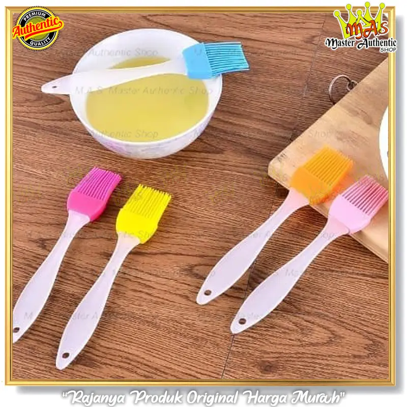 Kuas Silicone Food Brush Cake Mentega / Kuas Roti Barbeque Silikon 1