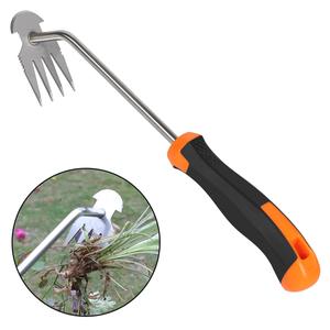 Herramienta desmalezadora de jardín, Herramienta desmalezadora de jardín portátil, Herramienta extractora de malas hierbas de acero manganeso, Herramienta desmalezadora manual para jardinería de verduras, patio trasero y plantación de granjas