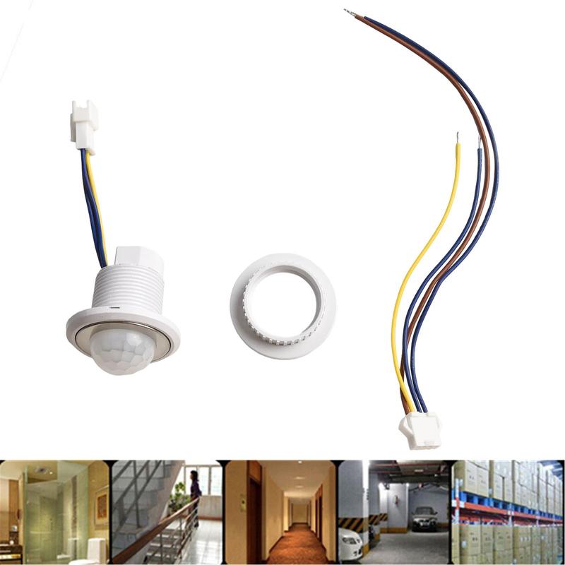 1Pcs  Adjustable PIR Detector Infrared Motion Sensor Switch AC110-240V 4