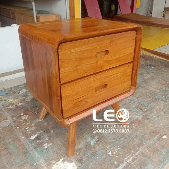 Nakas Minimalis, Nakas Murah, Nakas Jati, Leo Mebel Jepara Jati Kayu