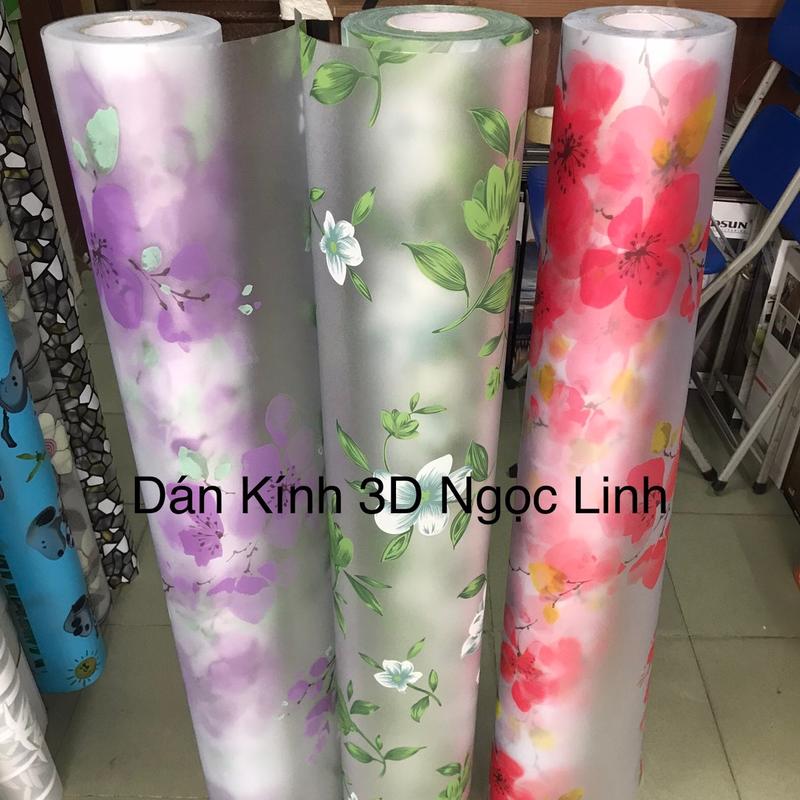 [Combo 90cm*3m] Giấy Dán Kính Nhiều Mẫu Đẹp, Keo Sẵn Bóc Ra Dán Cửa sổ Đồ trang trí Nhiều màu sắc Decor Decal Hoa lá Chịu nhiệt tập san hình sticker ngôi nhà
