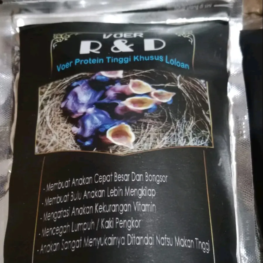 PAKAN LOLOHAN VOER R&D VOER RND UNTUK MURAI BATU DAN PEMAKAN SERANGGA LAINNYA KAYA AKAN NUTRISI DAN DHA UNTUK PERKEMBANGAN ANAKAN BURUNG MURAI