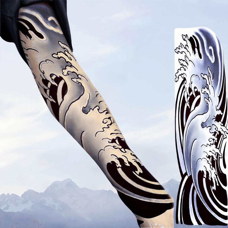 Semi-Permanent Waterproof Tattoo Stickers for Men & Women - Cute & Domineering Body Art 4