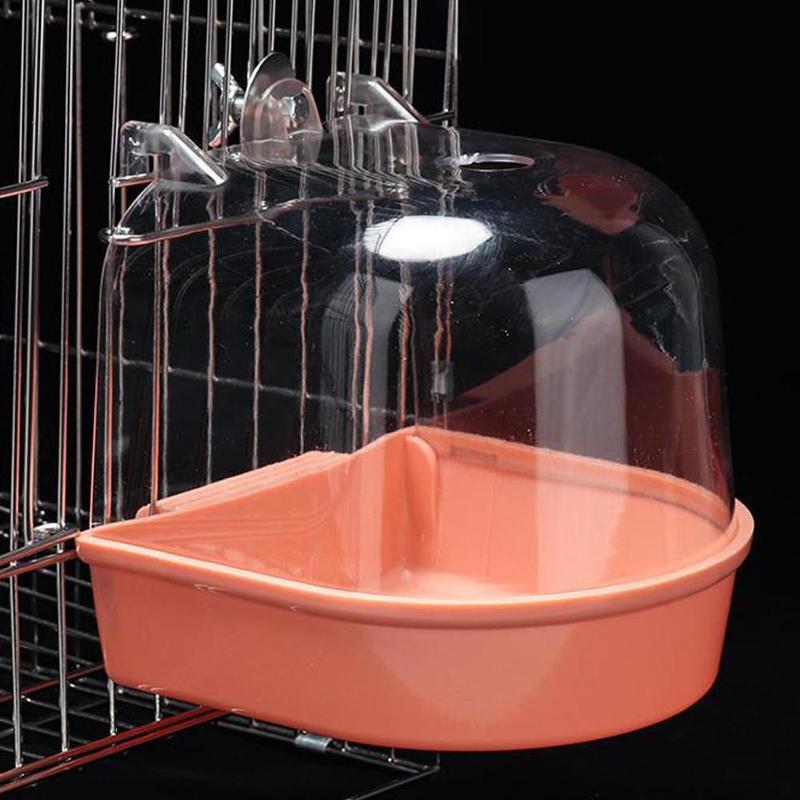 Product Introduction of Hanging Bird Bath Cube Parrots Bathtub Hanging Bird Bath Box, Parakeet Shower Caged ,Parrot W5C4 23