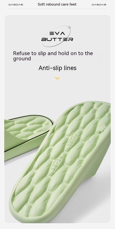 Product Introduction of Bathroom Water Seepage Super Soft Sole Home Slippers Women Cloud Slippers Eva Indoor Sandals Non-Slip Flip Flop Men Slippers 6