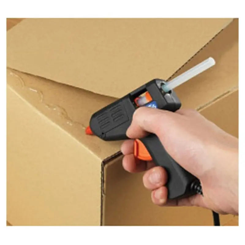 Hot Melt Glue Gun 20 Watt Lem Tembak Mini 20 W 20W Alat Lem Stick Kerajinan Tangan Pita Kain 4