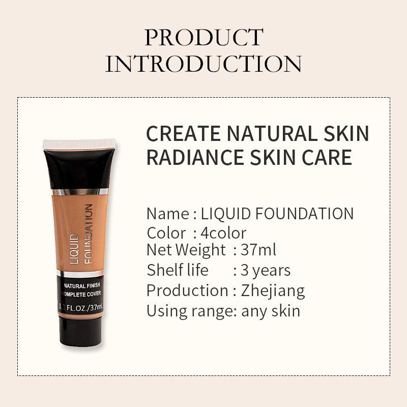 Product Introduction of Exclusive for Cross-Border Moisturizing Brightening Concealer Foundation Natural Long Lasting Oil Control BB Cream Waterproof Smear-Proof European and American Shading Powder 10
