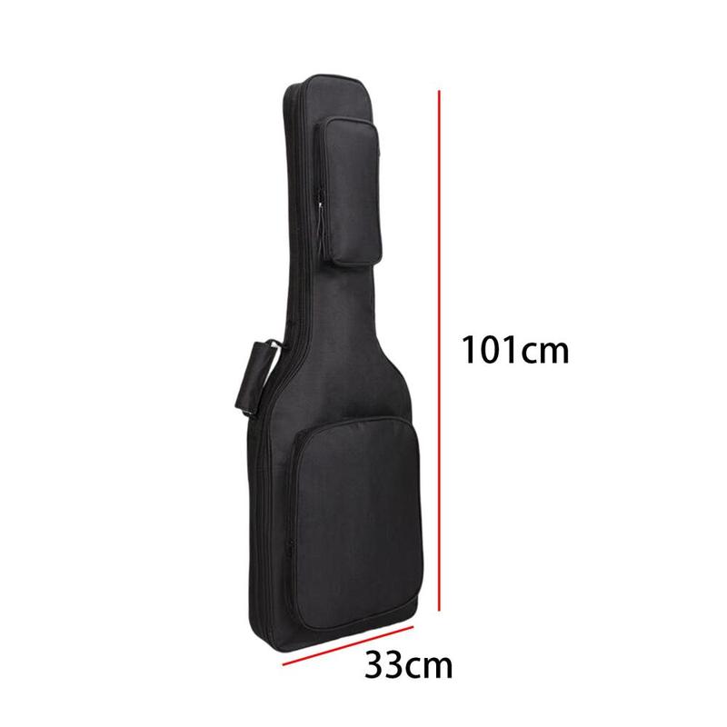 Product Introduction of Electric Guitar Case Guitar Carry Case Gig Bag Thicken Padded Dustproof 8mm Thick with Double Shoulder Straps Waterproof Electric Bass Bag 0