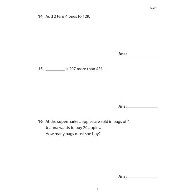 Product Introduction of Original Product Primary 2 Mathematics Practice Papers (Second Edition) / Primary 2 Maths / Lower Primary / Assessment Book 7