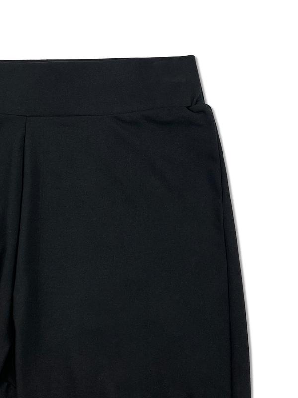Plus Size Split Hem High Waist Capris Leggings, Casual Comfy Breathable Skinny Capris Pants for Yoga Gym Workout, Women's Bottoms for Summer, Summer Clothes, Womenswear 7