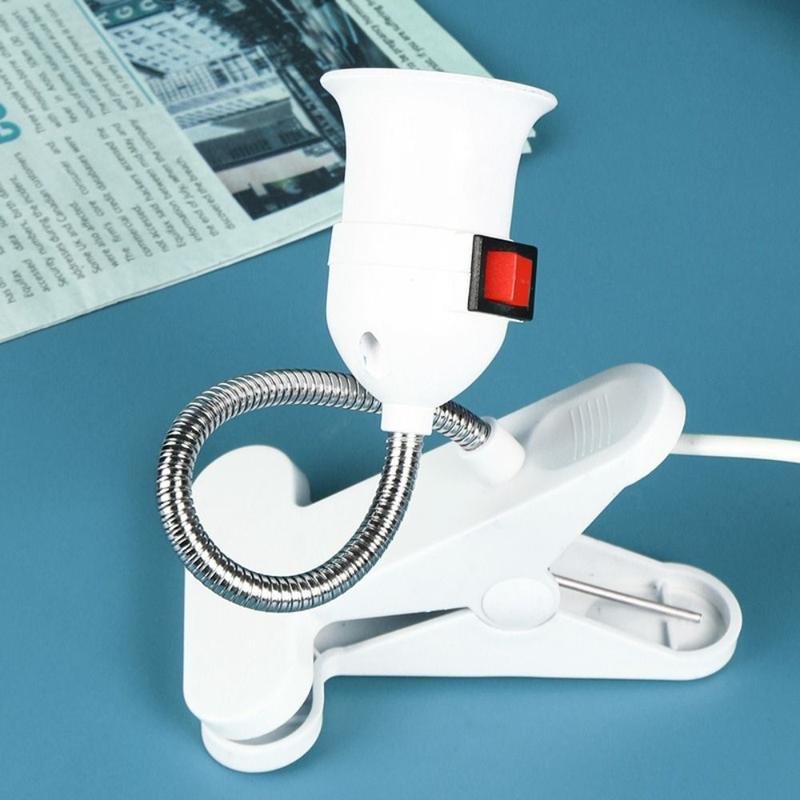 Adapter Converter Bulb Holder Bedside lampstand Lamp Base Light Socket Lamp Holder Clip lamp 4