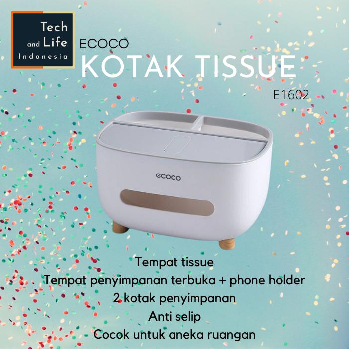 Promo Kotak Tisu Meja Multifungsi Ecoco E2009 Tissue Storage Dispenser ...