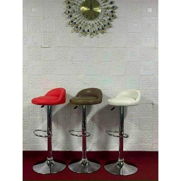 Ghế Quầy Bar-07 Ghế quầy bar, quầy thu ngân, phòng trang điểm, makeup Thương Hiệu AZON SHOP đen xám thoải mái ghế tựa ghế  quầy 4