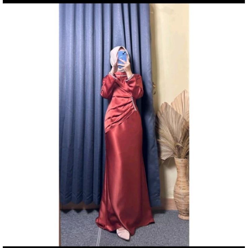 DRESS PESTA - DRESS WISUDA - GAUN PESTA - GAUN KONDANGAN - GAUN MUSLIMAH - DRESS PAYET - DRESS BUSUI - DRESS BUMIL Cantik 5