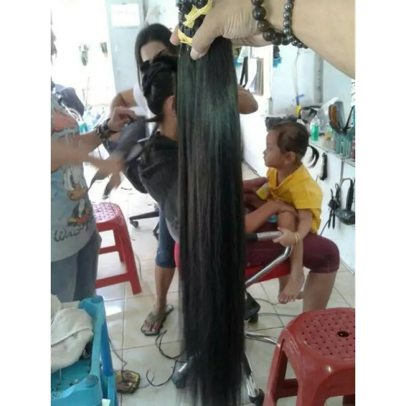 (Bayar diTempat)Rambut sambung 65cm 100helai 1ikat (Promo) 3