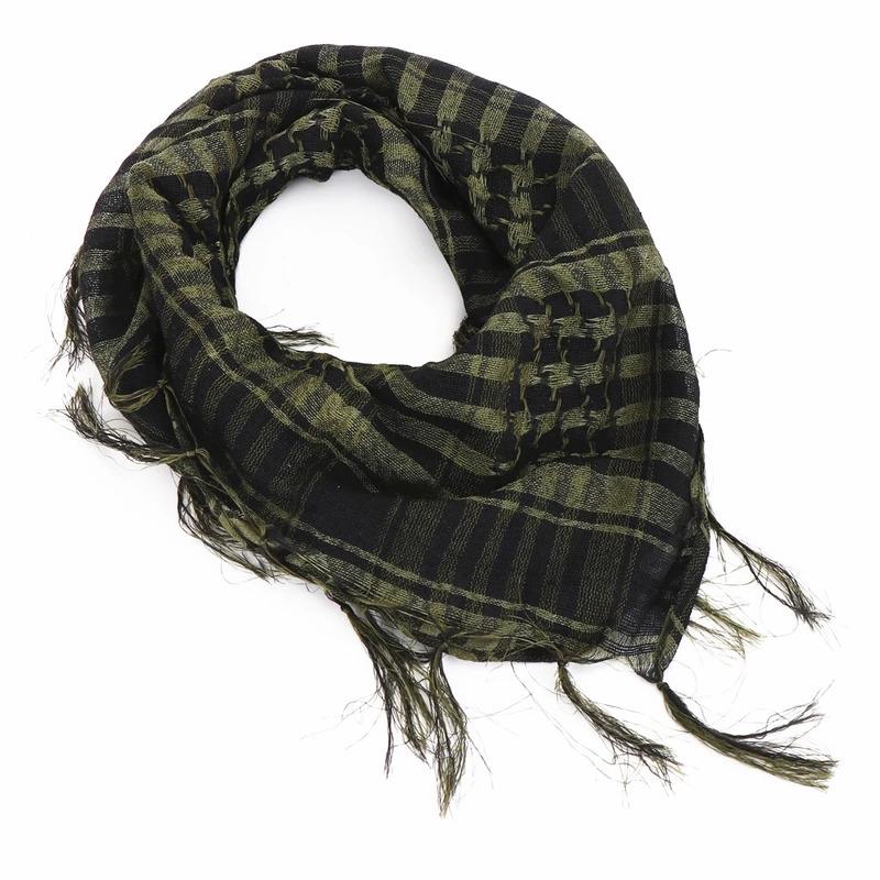 Khăn quàng cổ sa mạc Ả Rập, Unisex, Nhẹ, Khăn Quàng quàng cổ Chiến Thuật mềm mại, Thích hợp cho nam và nữ, Khăn choàng Turban, Thích hợp cho chơi Airsoft, có viền, Màu kẻ sọc 7