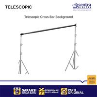 Gambar Telescopic Background Stand Cross Bar Adjustable Width & Height for Photo & Video Studio Backdrop dari Sentra Digital Kota Surabaya 1 Tokopedia
