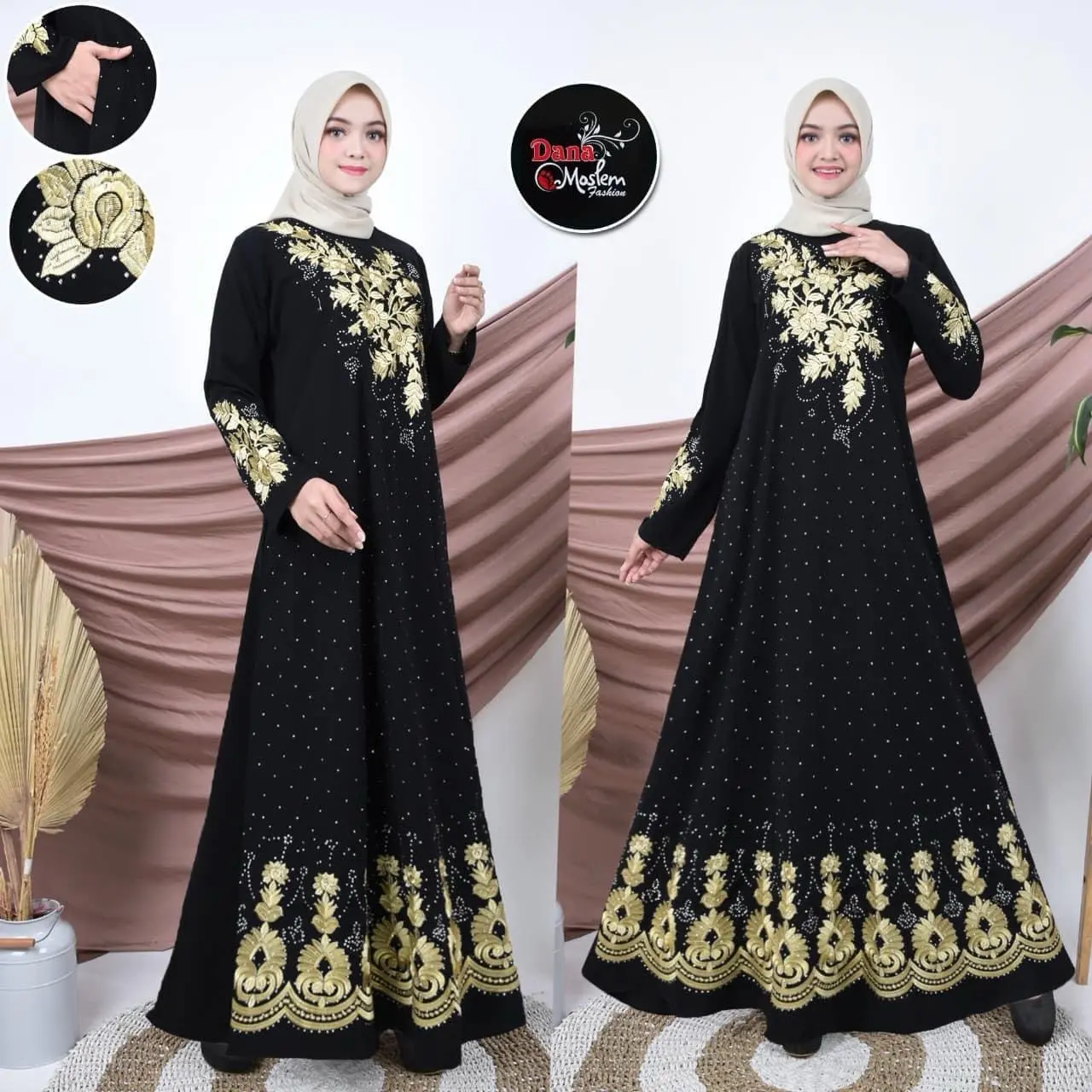COD ABAYA EMBROIDERY- HIGH QUALITY- MADE IN TURKEY