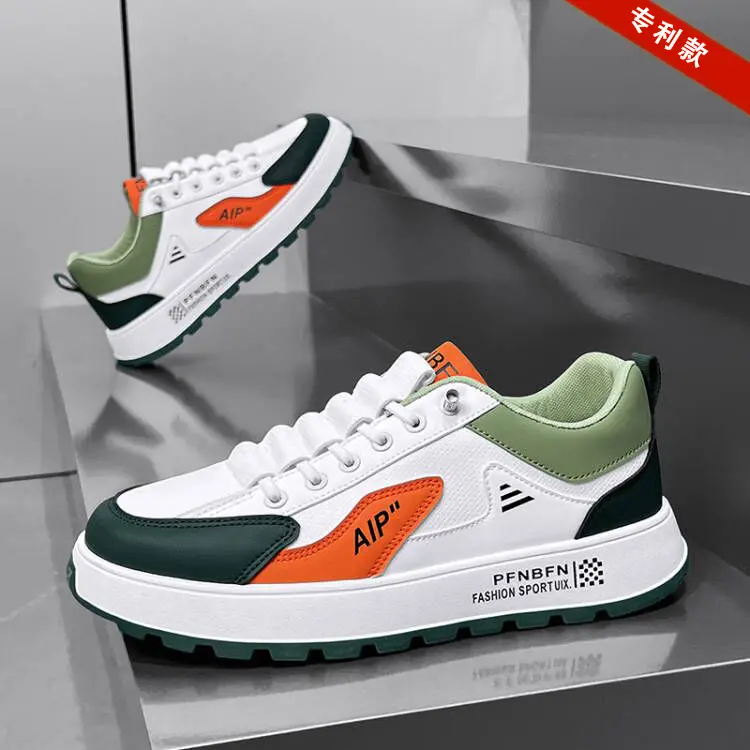 Men's Sneaker Fashion Sneaker Increase Height Sneaker Men's Shoes Fashion Sneaker laceless  shoes