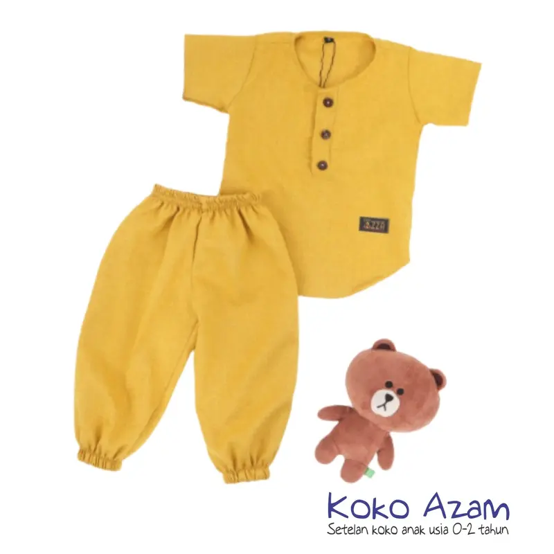 Koko Anak Bayi Laki laki 0-2 Thn / Baju Koko Bayi / Setelan Koko Bayi 6
