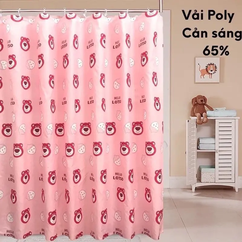 Rido rèm ngăn phòng treo tường đa năng rèm ngăn phòng chất liệu cotton poly mẫu mã đa dạng