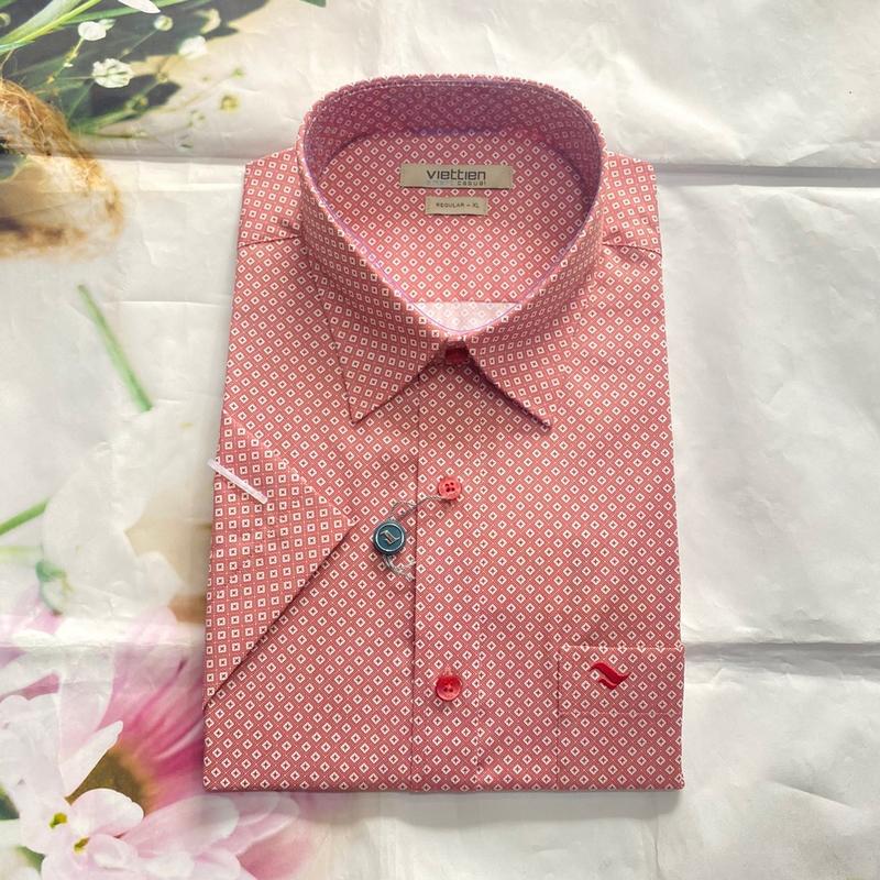 Áo ngắn tay 0660 vạt ngang vải 65% nano phom thường thoáng mát thấm hút mồ hôi tốt size 45-46 (XXL) 1