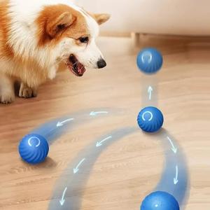 インタラクティブ犬用おもちゃボール、充電式耐久性おもちゃ、反重力構造、ペット用インタラクティブツール