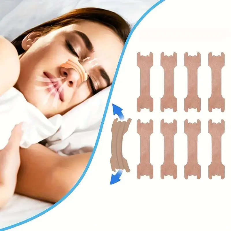 Nasal Sticker, 50/100pcs Breathable Nasal Strip, Nasal Congestion Relief Sticker, Nose Breathing Aid for Women & Men 5
