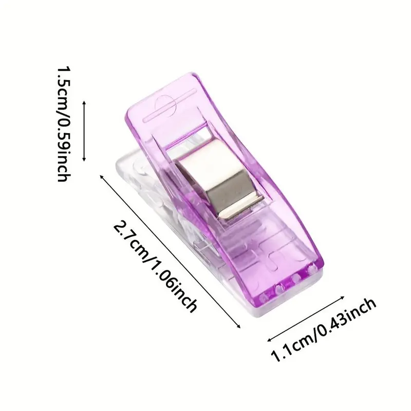 Random Color Rhinestones Painting Clips (8 Counts), Keep Painting Canvas Steady Needlework Blinder Clips, DIY Craft Sewing Accessories 1