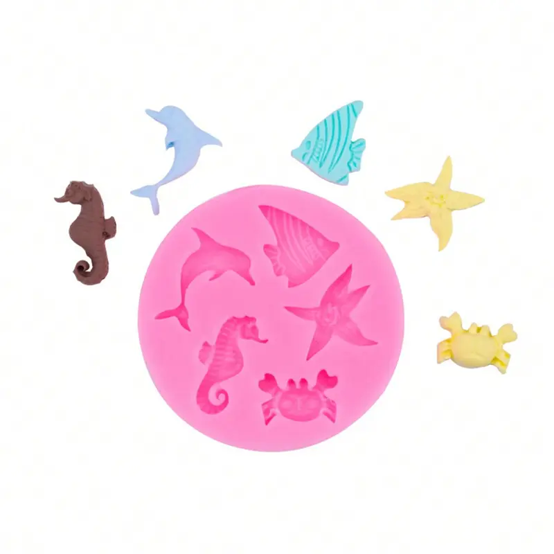 Silicone Mold, 1 Count Marine Life Shaped DIY Mold, Aromatherapy Soap Mold, Cake Mold, DIY Mold for Home Decoration 6