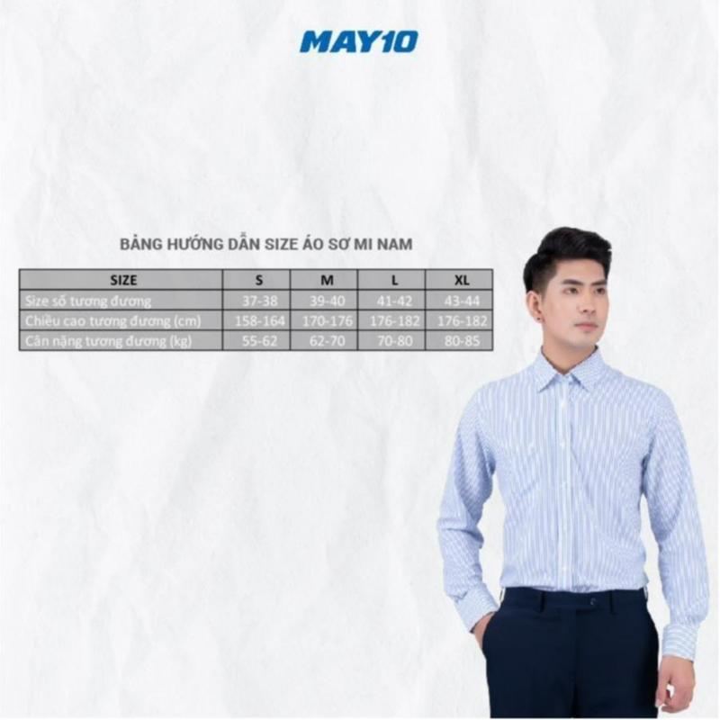 Product Introduction of Sơ mi nam cộc tay May10 - #AM072 ( màu xanh ) 0