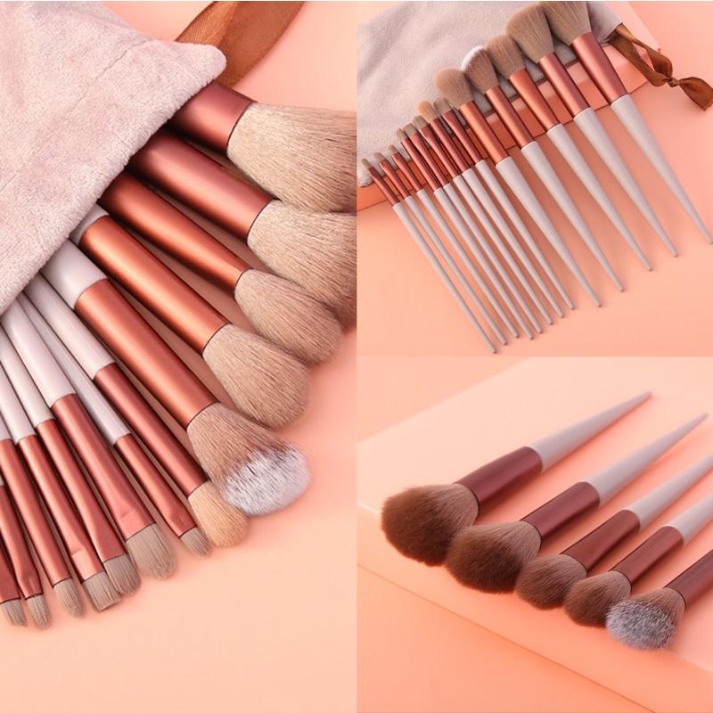 Bộ Cọ Phấn Mắt Mềm 13 Chiếc Kèm Túi Đựng Dụng Cụ Làm Đẹp Dụng Cụ Làm Đẹp Tạo Kiểu Bộ Trang Điểm Lông Mềm Dụng Cụ Tạo Kiểu Cọ Trang Điểm Cầm Tay Cọ Trang Điểm Mặt Mắt Thanh Toán Khi Nhận Hàng