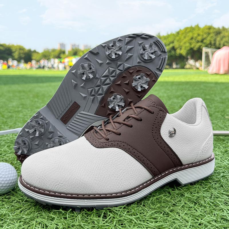 Product Introduction of Professional Golf Shoes Men Spikes Golf Sneakers Outdoor Walking Footwears Non-slip Grass Golf Training Shoes 18