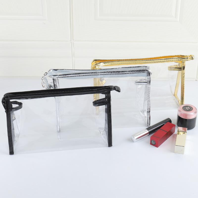 Product Introduction of Tas Kosmetik Anti Air/Tas Kosmetik Washbag / Tas Alat MakeUp / Cosmetic Bag Organizer / Tas Make Up Wanita/Tas Kosmetik Travel Transparan /Cosmetic Cube Transparent Clear PVC Toiletries Wash Bag /Pouch Kosmetik 2