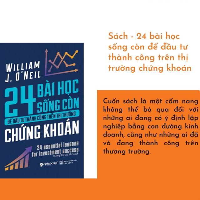 Product Introduction of Sách - 24 Bài học sống còn để đầu tư thành công trên thị trường chứng khoán - Alpha Books (Tái bản) 11