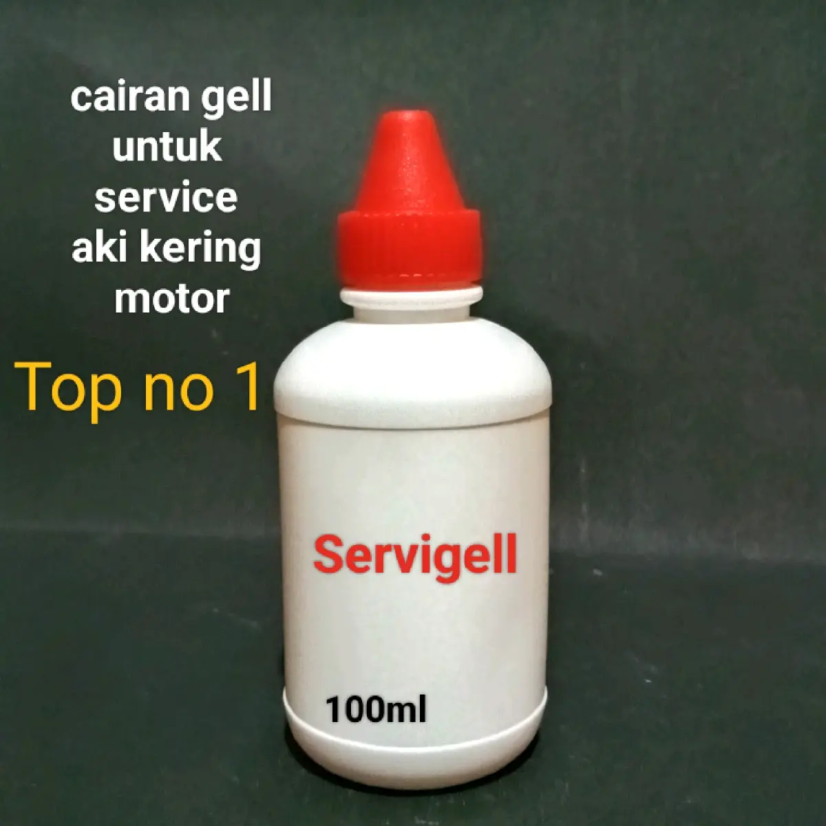 Servigell cairan gell untuk sell aki motor kering100ml