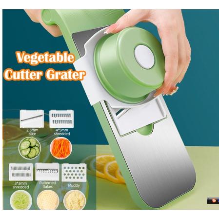 5-in-1 Stainless Steel Veg Cutter & Grater main image 1