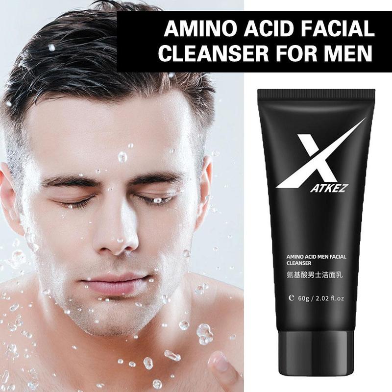 Sữa Rửa Mặt Tẩy Tế Bào Chết Axit Amin 60g Kiểm Soát Dầu Trị Mụn Thu Nhỏ Lỗ Chân Lông Dưỡng Ẩm Chăm Sóc Da Sữa Rửa Mặt Tạo Bọt Làm Sạch Da Sáng Bóng Và Đẹp Dưỡng Ẩm Tối Ưu Thích Hợp Để Làm Sạch Da