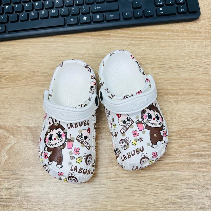 Dép bảo vệ mũi chân in hinh labubu cho bé trai bé gái siêu dễ thương - Hình in trực tiếp siêu cao cấp Sandal