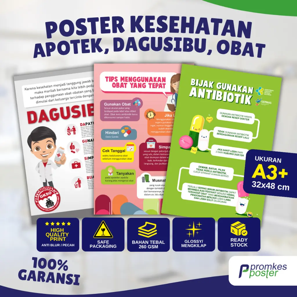 Poster Kesehatan Apotek dan Obat
